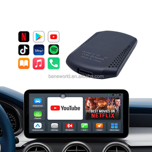 กล่อง AI CarPlay ไร้สาย OEM ODM 4GB 32GB กล่องมัลติมีเดียอัจฉริยะ รองรับ <span class=keywords><strong>Netflix</strong></span> YouTube Play Store ดาวน์โหลดแอป - Product Image 2