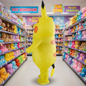 <span class=keywords><strong>Disfraz</strong></span> Inflable de <span class=keywords><strong>Pikachu</strong></span> para Adultos, Apto para Alturas de 1.5-2m, Ideal para Navidad, Cosplay, Fiestas, Espectáculos y Bailes de Máscaras - Product Image 3