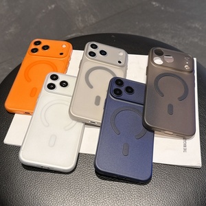 Funda Magnética Mate Translúcida para <span class=keywords><strong>iPhone</strong></span> 17 14 15 16 Pro Max 17 Air, con Cobertura Total de Lente, Protectora y Suave, Gran Venta - Product Image 2