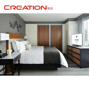 होटल फर्नीचर आपूर्तिकर्ता पर्यावरण के अनुकूल लकड़ी के बेडरूम के फर्नीचर सेट - Product Image 2