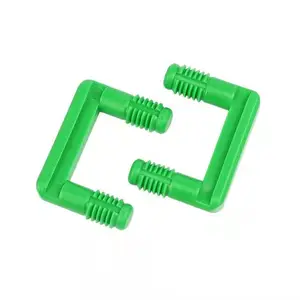 two-in-one Plastic Connector Furniture Panel Buckle Connector Types U Shaped Mortise Assembling Joiner Connector