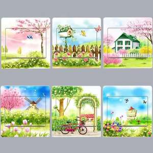 Papel Tapiz de PVC Barato K2003, Autoadhesivo, Decoración del Hogar, Papel Tapiz con Diseño de Mariposas y Hierba - Product Image 3