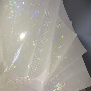 Biểu Tượng Tùy Chỉnh Hình Dạng Lạnh Cán Phim Trong Suốt Holographic Lạnh Cán Phim Sheets Rolls - Product Image 1