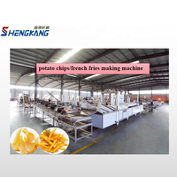 Machine automatique de fabrication de chips de pommes de terre de nouvelle conception, ligne de production industrielle de frites de pommes de terre