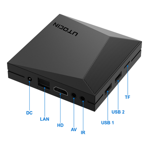 Box TV Android 14 4K WiFi6 Utocin WF TX99 RK3539 2GB 16GB Certificato <span class=keywords><strong>YouTube</strong></span> BT5.4 Smart Set-Top Box Lettore Multimediale in Streaming - Product Image 5