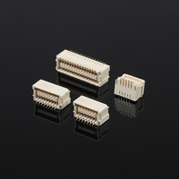Fil de prise latérale à fente unique pour embarquer le connecteur SMT Prise horizontale à double rangée espacement de 1.0mm pour application PCB