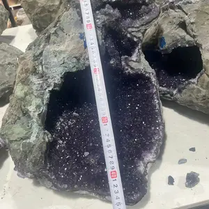 Bulk Groothandel Grote Amethist Geode Clusters Kristallen Genezende Stenen Grote Amethist Grot Geode Clusters