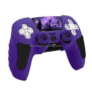 Coque de protection en silicone épaisse antidérapante pour manette de jeu PS5, étui souple anti-transpiration, accessoires de jeu - Product Image 4