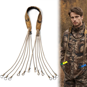 Lanière de survie en plein air en polyester imperméable durable, tressée à la main, multi-boucles pour les outils quotidiens, petits équipements - Product Image 5