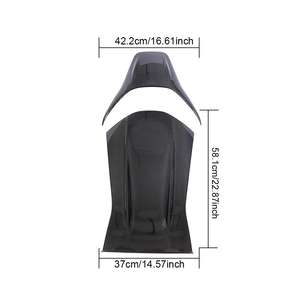 Housses de siège arrière W205 en Fiber de carbone, couvre-siège pour Mercedes Benz A C <span class=keywords><strong>CLA</strong></span> Class A35 <span class=keywords><strong>A45</strong></span> C43 C63 <span class=keywords><strong>AMG</strong></span> <span class=keywords><strong>S</strong></span> CLA35 <span class=keywords><strong>AMG</strong></span> 2D 4D, de 2014 à 2021, 2 pièces - Product Image 6