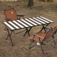 Table de camping HISPEED Outdoor 900 mm Egg Roll, légère, pliable, portable, pour barbecue, pique-nique, plage, randonnée