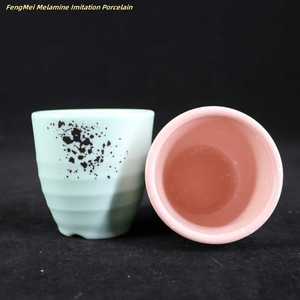 ถ้วยน้ำเมลามีนพลาสติกทนทานสำหรับใส่ชาแบบมีโลโก้ออกแบบได้ตามต้องการสำหรับร้านอาหารที่เสิร์ฟอาหารเย็น - Product Image 4