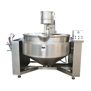 Marmite à vapeur électrique en acier inoxydable HUAGANG CE avec agitation planétaire pour viande, piment, ail, sauce au poivre, pâte de curry - Product Image 4