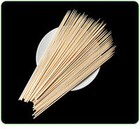 Bâtonnets de barbecue en bambou de qualité alimentaire naturelle, longueur 12-50 cm, bâtonnets en bambou écologiques, brochettes biodégradables pour barbecue