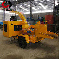 Facile à utiliser de haute qualité déchets de jardin feuilles branche sciure de bois machines forestières déchiqueteuse à bois déchiqueteuse