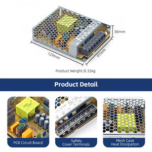 Convertisseur LED d'intérieur AC-DC 110V/220V, facteur de puissance élevé, gradation PWM, efficacité de 90%, alimentation à découpage - Product Image 5