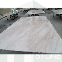HDSTONE Carreaux Marmol Taille Personnalisée Dalle de Marbre Beige Italie pour Panneau Mural Intérieur Décoration de Style Simple Moderne