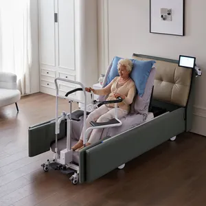 노인들이 고효율로 재택 간호 문제를 해결할 수있는 고급 에디션 지능형 간호 침대