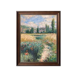 Monet Impressionist oil painting American decorative painting European wall decoration
