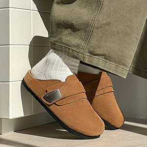 Deran OEM confortable unisexe sabots anti-dérapant semelle en liège Mule pantoufles soutien de la voûte plantaire sabots et Mules sabots quatre saisons automne hiver - Product Image 2