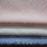 100% polyester, satin brocart de luxe, jacquard pour textiles de robe