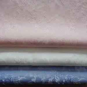 100% polyester deluxe brocade satin jacquard for dress textiles