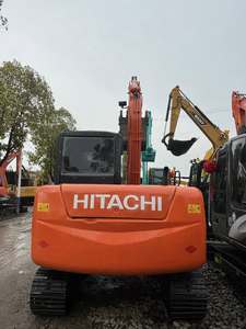 Mini-excavatrice sur chenilles hydraulique Hitachi ZX60 d'occasion, 6 tonnes, d'origine japonaise, faible nombre d'heures de fonctionnement, moteur Yanmar, pompe et roulement inclus, à vendre - Product Image 5
