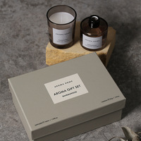 Vente en gros d'usine en stock : Coffret cadeau de luxe bougie parfumée et diffuseur d'arômes