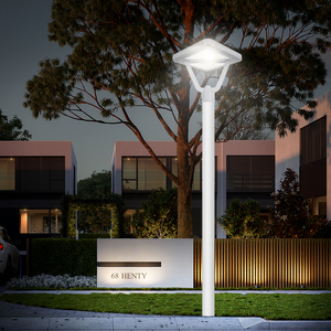 ไฟสวน LED พลังงานแสงอาทิตย์แบบกันน้ำสำหรับภายนอกอาคาร รุ่นทันสมัย มาตรฐาน IP65 เหมาะสำหรับสวนในบ้านพักตากอากาศ สวนสาธารณะ และไฟถนน หรือแบบใช้พลังงานแสงอาทิตย์ รุ่น 395 Resi - Product Image 4