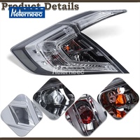 Une paire de feux arrière à lentille transparente pour Honda Civic 2016-2021 feu arrière conducteur gauche + mise à niveau côté passager droit Style JDM
