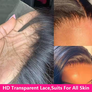 Giá Rẻ 13x4 Ren Phía Trước Pre-Cắt Bob Glueless Tóc Giả 100% Tự Nhiên Con Người Dệt Và Tóc Giả Bob Thô Brazil Bob Tóc Giả Cho Phụ Nữ Da Đen - Product Image 4