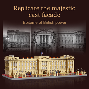 Bloques de construcción para niños, juguete de ladrillos para aprendizaje educativo, Cada C61501 <span class=keywords><strong>Buckingham</strong></span> Palace Street View, Gif creativo, novedad de 2022 - Product Image 4