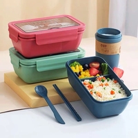 Boîte à lunch, Contenant alimentaire pour enfants avec logo, Bento en plastique pour adultes et enfants