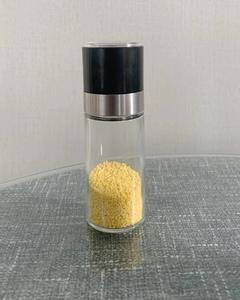 100ml Glass <b>Sea</b> <b>Salt</b> Grinder Spice Bottle with Plastic Lid for Herb <b>Salt</b> Black Pepper - Product Image 2