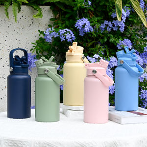 Flacon à vide en acier inoxydable de 24oz, 700ml, bouteille d'eau pour espace extérieur, verres avec logo personnalisé pour cadeau - Product Image 3