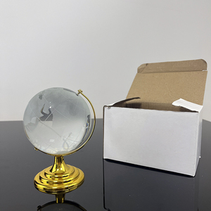 Rõ ràng tinh thể toàn cầu với vàng bạc đứng MH-Q0039 - Product Image 6