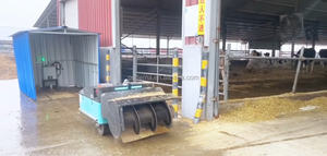 Robot Dispensador de Alimento para Todo Clima, Resistente al Agua, con Control Remoto, Monitoreo por Aplicación/<span class=keywords><strong>PC</strong></span> para Grandes Ganados Lecheros - Product Image 4