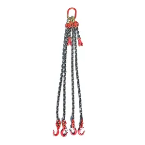 Adjustable Steel Lifting Chain Sling Grab Hook With Bent Hook