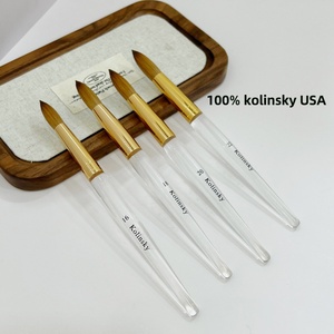 Wholesale Professional 100% Pure Kolinsky Hair Nail Art <b>Brush</b> OEM Germany 20#24# Acrylic Kolinsky Acrylic Nail <b>Brush</b> Customized - Product Image 4
