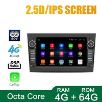 Pour OPEL VECTRA 2005-2008 Radio Headunit Device 2 Double Din Quad Octa-Core Android GPS Navigation Carplay Android Autoradio
