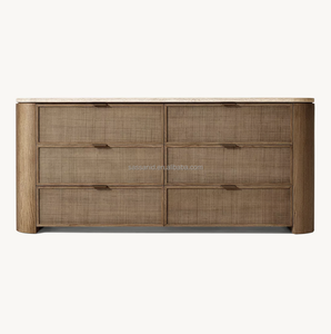 <span class=keywords><strong>Commode</strong></span> à <span class=keywords><strong>6</strong></span> <span class=keywords><strong>tiroirs</strong></span> en chêne blanc américain moderne Sassanid, nouvelle arrivée - Product Image 1