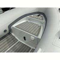 Bateau semi-rigide (RHIB) 10,5 pieds pour 5 personnes, en Hypalon Achilles avec compartiment de rangement avant en aluminium étanche, modèle de luxe, fabriqué en Chine (OEM/ODM)