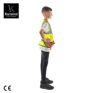 Vente en gros de pompier Costume de travailleur de la Construction enfants chapeau gilet accessoires Halloween carnaval fête noë<span class=keywords><strong>l</strong></span> jeu de rô<span class=keywords><strong>le</strong></span> unisexe - Product Image 2