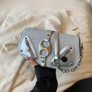 Großhandel Mode Taschen für reisende Damen Handtaschen Mittelgroße One Chain Achsel Reiß verschluss Frauen Umhängetasche Handtasche