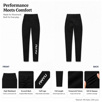 Leggings Scrunch Back invisibles non toxiques pour femmes, taille haute, motif nid d'abeille, noirs, en stock local Perth, Australie, vente en gros, offre Hive Deal Cash