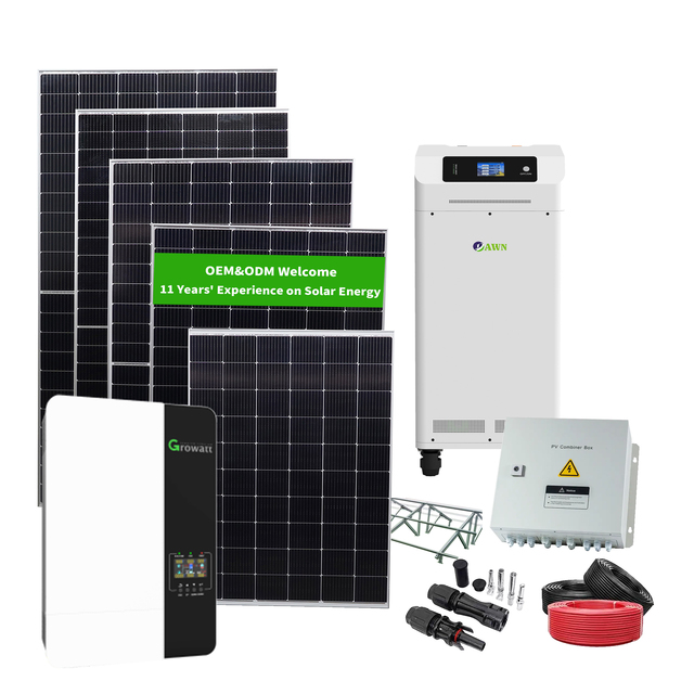 Full Set Kits 150KW 200KW 500KW 1MW Complete Solar Panel System 100KW Off Grid Solar System Solar Panel Systems