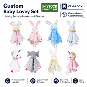 Serviette en peluche brodée en forme de lapin pour bébé, de haute qualité, toutes saisons, ODM en gros, pour les enfants de 2 à 14 ans, unisexe - Product Image 1