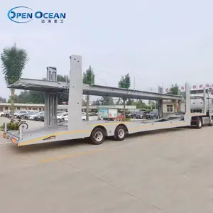 Hot Sale 2 Axle Pure European Style 8 Car Carrier Trailer Double Deck Carrier Semi Trailers Truck