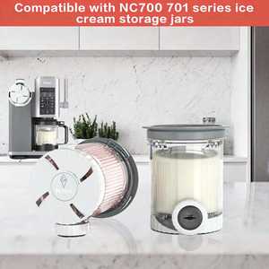 New <b>Hot</b>-Selling Plastic Ice Cream Storage <b>Container</b> Compatible with NC700/701 Series Ice Cream <b>Containers</b> with Lids - Product Image 5