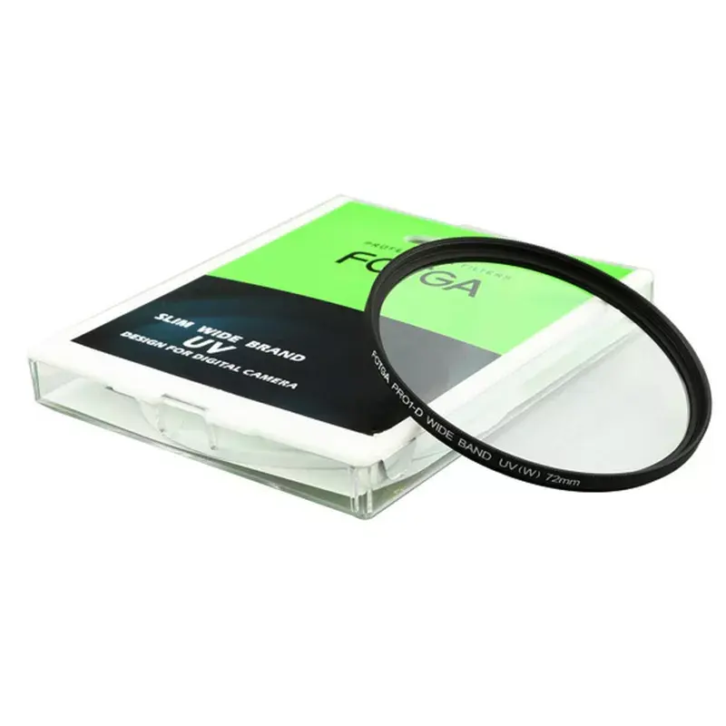 Filtres UV ultra-minces en verre optique FOTGA 37-86mm pour tous les reflex numériques